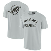 Miami Dolphins Unisex Elements Super Soft Short Sleeve T-Shirt - Gray - Fanatics