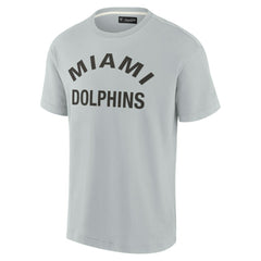 Miami Dolphins Unisex Elements Super Soft Short Sleeve T-Shirt - Gray - Fanatics
