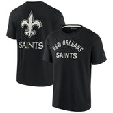 New Orleans Saints Unisex Elements Super Soft Short Sleeve T-Shirt - Black - Fanatics