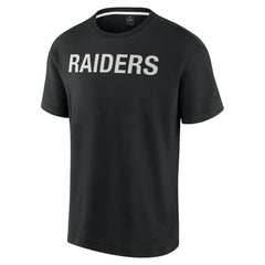 Las Vegas Raiders Unisex Elements Super Soft Short Sleeve T-Shirt - Black - Fanatics