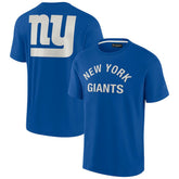 New York Giants Unisex Elements Super Soft Short Sleeve T-Shirt - Royal - Fanatics