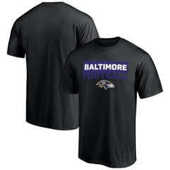Baltimore Ravens Gain Ground T-Shirt - Black - NFL