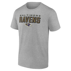 Baltimore Ravens Swagger T-Shirt - Heather Gray - NFL