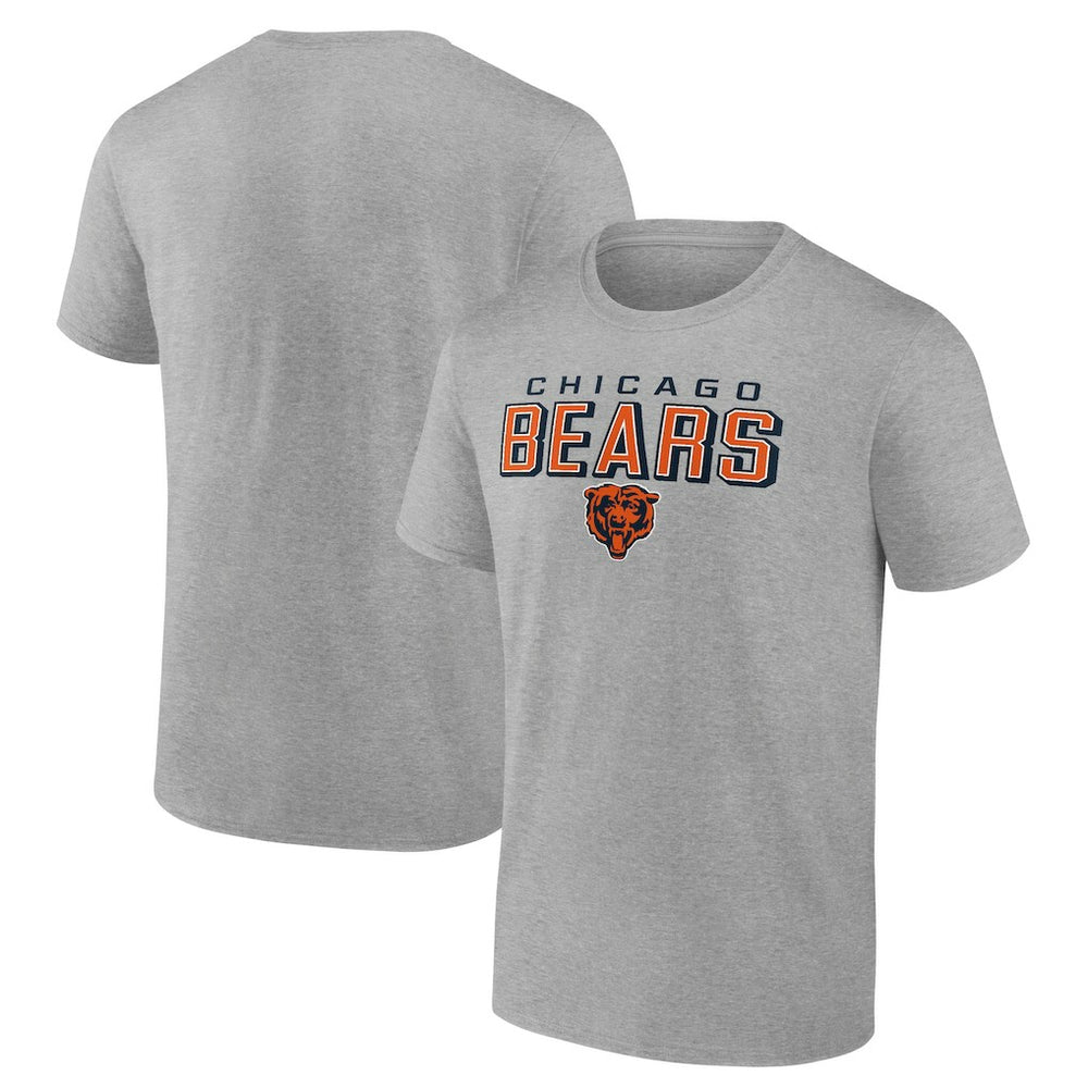 Chicago Bears Swagger T-Shirt - Heather Gray - NFL