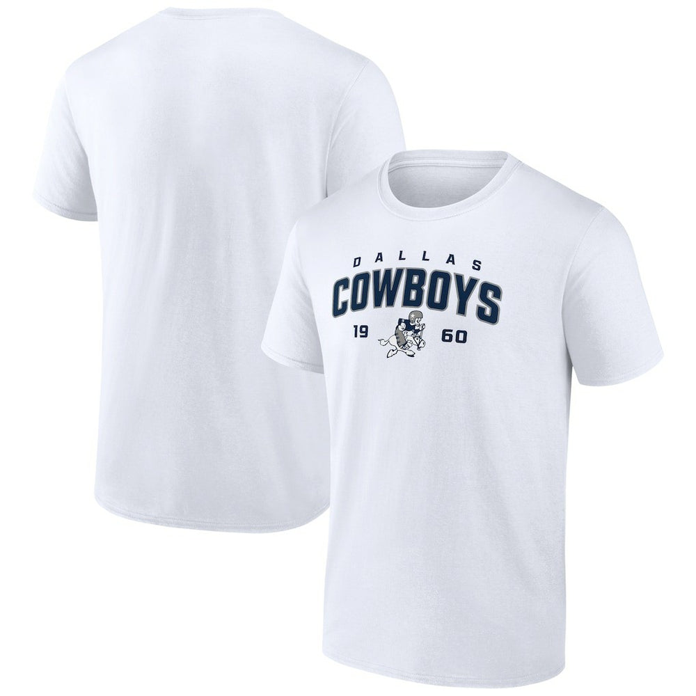 Dallas Cowboys Rebel T-Shirt - White - NFL