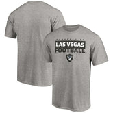 Las Vegas Raiders Gain Ground T-Shirt - Heather Gray - NFL