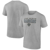 Las Vegas Raiders Swagger T-Shirt - Heather Gray - NFL