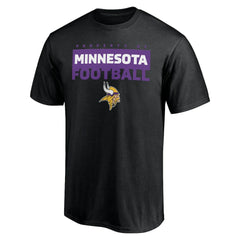 Minnesota Vikings Gain Ground T-Shirt - Black - NFL