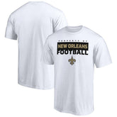 New Orleans Saints Gain Ground T-Shirt - White - NFL