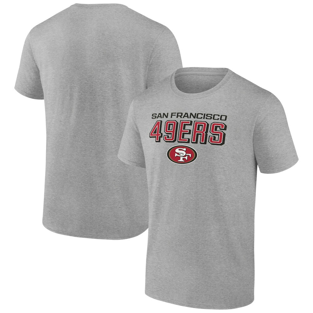 San Francisco 49ers Swagger T-Shirt - Heather Gray - NFL