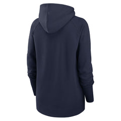 Tennessee Titans Women's Asymmetrical Raglan Full-Zip Hoodie - Navy - Nike