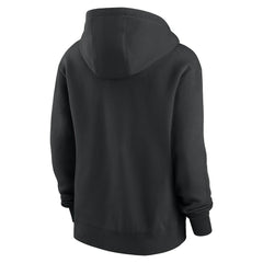 New York Jets Women's Wordmark Club Fleece Pullover Hoodie - Black - Nike