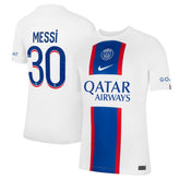 Nike - Lionel Messi Paris Saint-Germain 2022/23 Third Breathe Stadium Replica Player Jersey - White