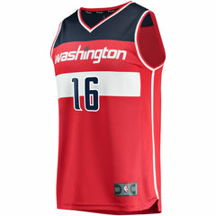 Fanatics Anthony Gill Washington Wizards Fast Break Replica Jersey Icon Edition Red