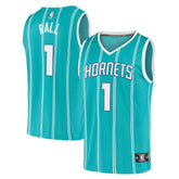Fanatics LaMelo Ball Charlotte Hornets Fast Break Replica Jersey Icon Edition Teal