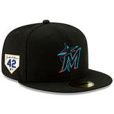 Miami Marlins New Era 2024 Jackie Robinson Day 59FIFTY Fitted Hat Outlet