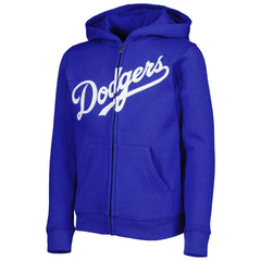 Los Angeles Dodgers Youth Wordmark Full-Zip Fleece Hoodie for sale