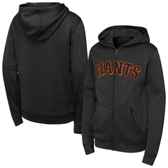 San Francisco Giants Youth Wordmark Full-Zip Fleece Hoodie for sale