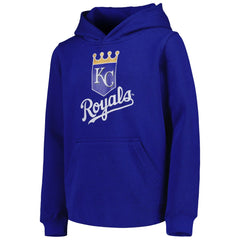 Kansas City Royals Youth Team Primary Logo Pullover Hoodie for sale