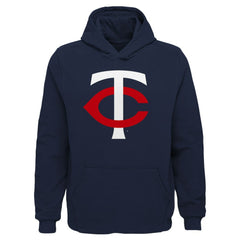 Minnesota Twins Youth Team Primary Logo Pullover Hoodie Online