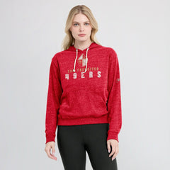 San Francisco 49ers Women's Rewind Gym Vintage Lightweight Pullover Hoodie - Scarlet - Nike