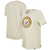 Pittsburgh Steelers New Era Women's 2023 NFL Draft T-Shirt - Cream - NFL