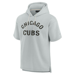Chicago Cubs Fanatics Unisex Elements Super Soft Fleece Short Sleeve Pullover Hoodie Discount