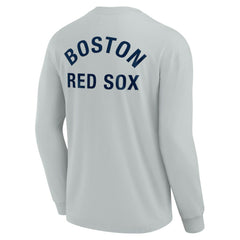 Boston Red Sox Fanatics Unisex Elements Super Soft Long Sleeve T-Shirt Outlet