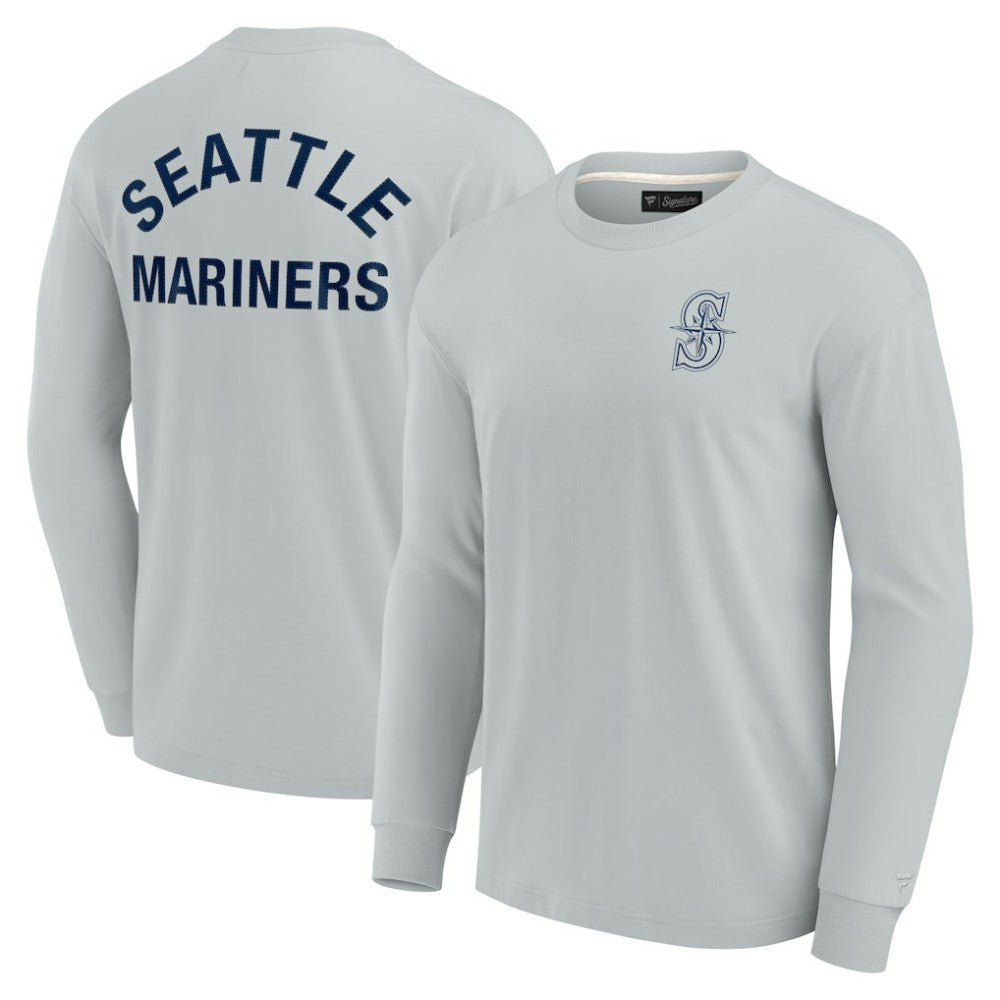 Seattle Mariners Fanatics Unisex Elements Super Soft Long Sleeve T-Shirt for sale