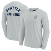 Seattle Mariners Fanatics Unisex Elements Super Soft Long Sleeve T-Shirt for sale