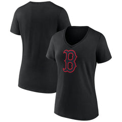 Boston Red Sox Women's Rough Diamond V-Neck T-Shirt Sale