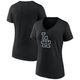 Los Angeles Dodgers Women's Rough Diamond V-Neck T-Shirt Near Me