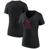 St. Louis Cardinals Women's Rough Diamond V-Neck T-Shirt Discount