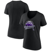 Colorado Rockies Women's One Champion V-Neck T-Shirt Outlet