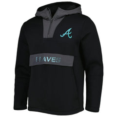 Atlanta Braves Levelwear Ruckus Quarter-Zip Hoodie for sale