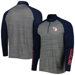 Cleveland Guardians Levelwear Vandal Raglan Quarter-Zip Top Outlet