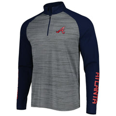 Atlanta Braves Levelwear Vandal Raglan Quarter-Zip Top Outlet
