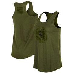 Chicago White Sox New Era Women's 2023 Armed Forces Day Racerback Tank Top Discount