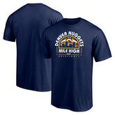 Denver Nuggets Push Ahead T-Shirt Navy