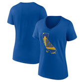 Golden State Warriors Women's Core Hometown Launch V-Neck T-Shirt Royal