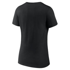 Women's Black Milwaukee Bucks Core Hometown V-Neck T-Shirt