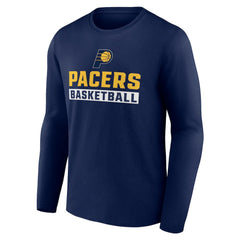 Indiana Pacers Let's Go Long Sleeve T-Shirt Navy