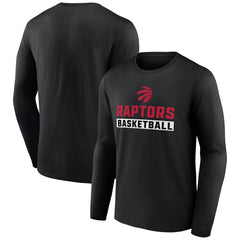 Toronto Raptors Let's Go Long Sleeve T-Shirt Black