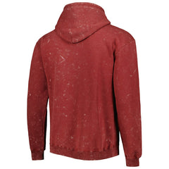 Chicago Bulls The Wild Collective Unisex Tonal Acid Wash Pullover Hoodie Red