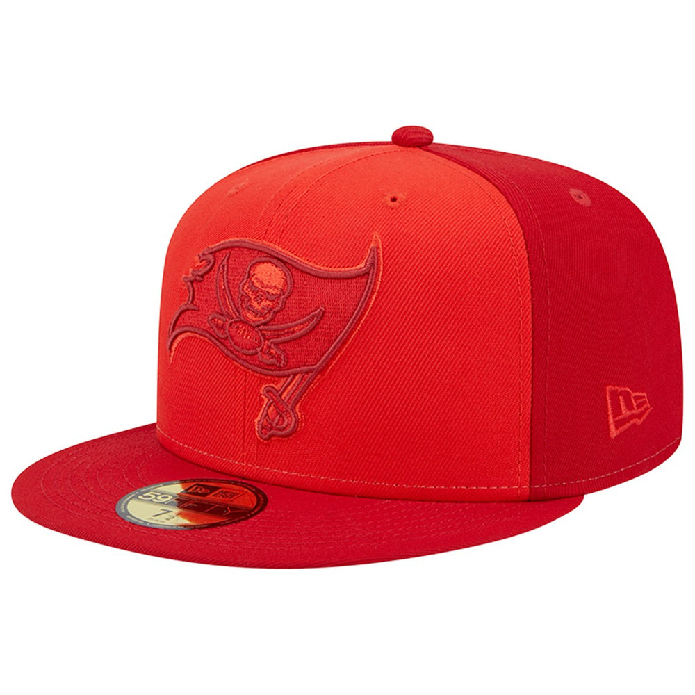 Tampa Bay Buccaneers New Era Tri-Tone 59FIFTY Fitted Hat - Red - NFL