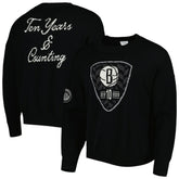 Brooklyn Nets AUTHMADE 10th Anniversary Pullover Sweater Black