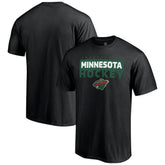 Minnesota Wild Gain Ground T-Shirt - Black | NHL online