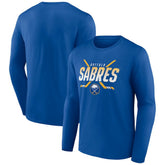 Buffalo Sabres Covert Logo Long Sleeve T-Shirt - Royal | NHL near me