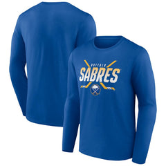 Buffalo Sabres Covert Logo Long Sleeve T-Shirt - Royal | NHL near me