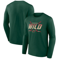 Minnesota Wild Team Covert Long Sleeve T-Shirt - Green | NHL discount